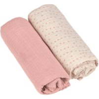 Pelinci Lassig Swaddle & Burp Blanket L 2pcs Pink LS1312029787 imaginea #4 — magazin online Desire.md