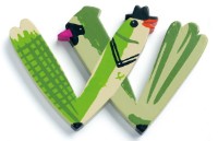 Декоративная буква Djeco W (DD04862)