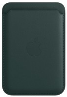 Portofel Apple iPhone Leather Wallet with MagSafe Forest Green imaginea #1 — magazin online Desire.md