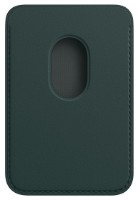 Portofel Apple iPhone Leather Wallet with MagSafe Forest Green imaginea #2 — magazin online Desire.md