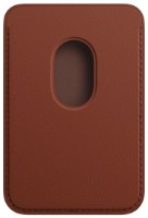 Portofel Apple iPhone Leather Wallet with MagSafe Umber imaginea #2 — magazin online Desire.md