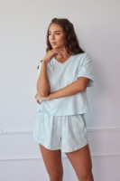 Пижама Ajoure T23586 Mint/Print Dots XS фото №1 — интернет-магазин Desire.md