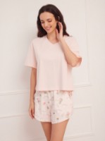 Пижама Ajoure T23586 Pink/Print Bunny L фото №1 — интернет-магазин Desire.md