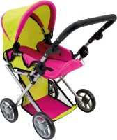 Cărucior pentru păpuși Bino Green/Pink (82910) imaginea #4 — magazin online Desire.md