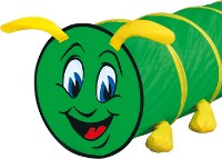 Tunel de joacă Bino Merry Caterpillar Green (82805)