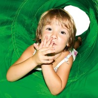 Tunel de joacă Bino Merry Caterpillar Green (82805) imaginea #4 — magazin online Desire.md
