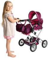 Cărucior pentru păpuși Bino Pink/Black (82916) imaginea #2 — magazin online Desire.md
