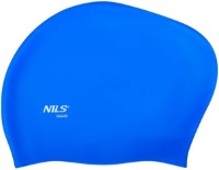 Cască de înot Nils NQC Long Hair Blue