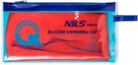 Cască de înot Nils NQC Long Hair Red