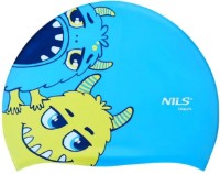 Шапочка для плавания Nils NQC Monster Blue фото №2 — интернет-магазин Desire.md