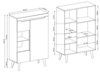 Витрина Filicio Glasse GL NWT90 White фото №2 — интернет-магазин Desire.md