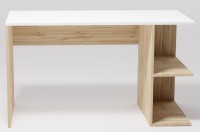 Masa de birou Smartex Comp 100cm Alb/Stejar Închis imaginea #2 — magazin online Desire.md