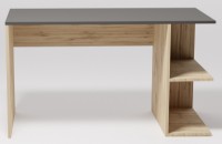 Masa de birou Smartex Comp 110cm Negru/Stejar Închis imaginea #2 — magazin online Desire.md