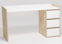 Masa de birou Smartex Home 120cm Alb/Stejar Închis imaginea #3 — magazin online Desire.md