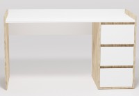 Masa de birou Smartex Home 140cm Alb/Stejar Închis imaginea #2 — magazin online Desire.md