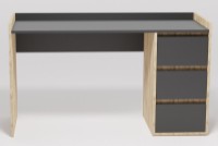 Masa de birou Smartex Home 140cm Negru/Stejar Închis imaginea #2 — magazin online Desire.md