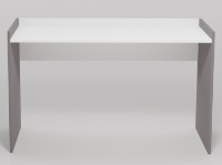 Masa de birou Smartex Tab 130cm Alb/Grafit imaginea #2 — magazin online Desire.md