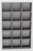 Стеллаж Smartex Box Set 415 3x5 Графит фото №2 — интернет-магазин Desire.md