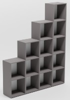 Стеллаж Smartex Box Set 415 Графит фото №3 — интернет-магазин Desire.md