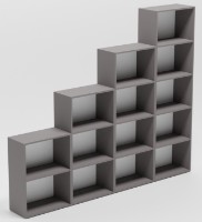 Etajeră Smartex Box Set 600 Grafit imaginea #3 — magazin online Desire.md