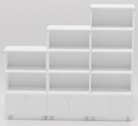 Etajeră Smartex Set Alb imaginea #2 — magazin online Desire.md