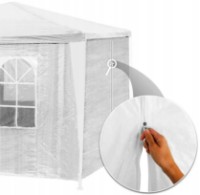 Cort-baldachin Saska Garden Pavilion Tent White 9x3m imaginea #4 — magazin online Desire.md
