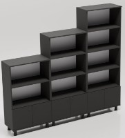 Etajeră Smartex Set Negru imaginea #2 — magazin online Desire.md