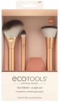 Pensule de machiaj EcoTools Precious Metals Face Blend & Sculpt Set