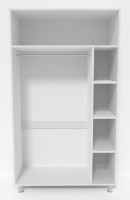 Шкаф Smartex N2 120x52x206cm Белый фото №2 — интернет-магазин Desire.md