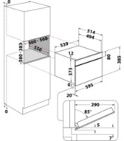 Cuptor cu microunde incorporabil Whirlpool W9 MD260 IXL imaginea #5 — magazin online Desire.md