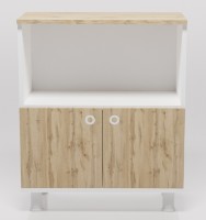 Тумба Smartex Printer Белый/Дуб Тёмный фото №2 — интернет-магазин Desire.md