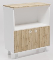 Тумба Smartex Printer Белый/Дуб Тёмный фото №3 — интернет-магазин Desire.md