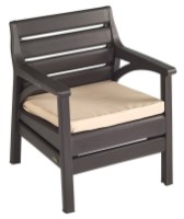 Fotoliu Irak Plastik Brown HK850