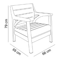 Кресло Irak Plastik White HK850 фото №2 — интернет-магазин Desire.md