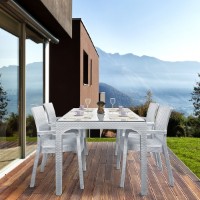 Садовый стол Irak Plastik White HM730 фото №2 — интернет-магазин Desire.md