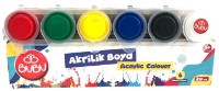 Vopsele de artă BuBu Akrilik Boya 6pcs AKR001