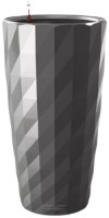 Цветочный горшок Lechuza Diamante Premium 40 Charcoal фото №1 — интернет-магазин Desire.md