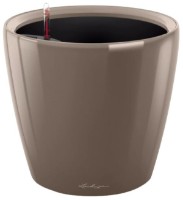 Цветочный горшок Lechuza Classico Premium 28 LS Shiny Taupe фото №1 — интернет-магазин Desire.md