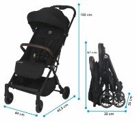 Carucior Coccolle Melia Diamond Black imaginea #8 — magazin online Desire.md