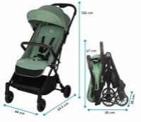 Carucior Coccolle Melia Mistletoe Green imaginea #8 — magazin online Desire.md