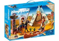 Set de construcție Playmobil Super Set: Indianerlager (4012)