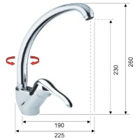 Baterie bucătărie Remer Musa M42 imaginea #2 — magazin online Desire.md