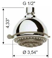 Cap de duș Remer 358 imaginea #2 — magazin online Desire.md