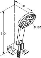 Set pentru duș Kludi A-QAs 3S (6575005-00) imaginea #4 — magazin online Desire.md