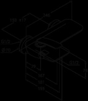 Смеситель для ванны Kludi Balance (524450575) фото №2 — интернет-магазин Desire.md