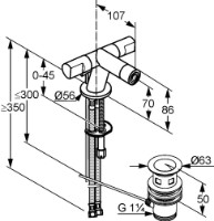 Смеситель для биде Kludi New Waves (573130530) фото №2 — интернет-магазин Desire.md