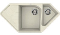 Кухонная мойка Elleci Ego Corner 62 Bianco Antico (LGECOR62) фото №1 — интернет-магазин Desire.md