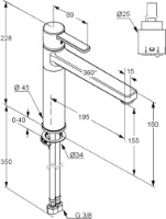 Смеситель для кухни Kludi Zenta (389730575) фото №3 — интернет-магазин Desire.md