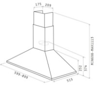 Вытяжка Elica Tamaya Rail CRBR/A/90 (PRF005759) фото №3 — интернет-магазин Desire.md