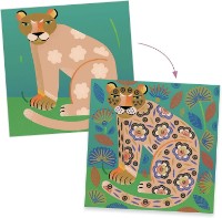 Набор штампов Djeco Patterns and Animals DJ08966 фото №3 — интернет-магазин Desire.md